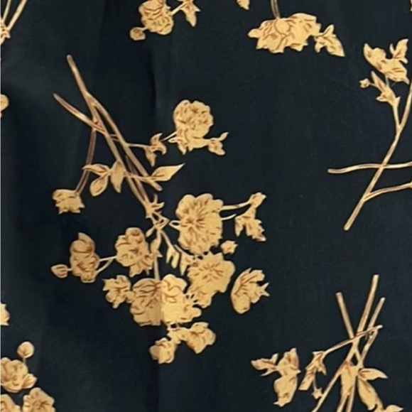 Shein Black/Mustard Yellow Maxi Shirt Sz(L) - Picture 4 of 7